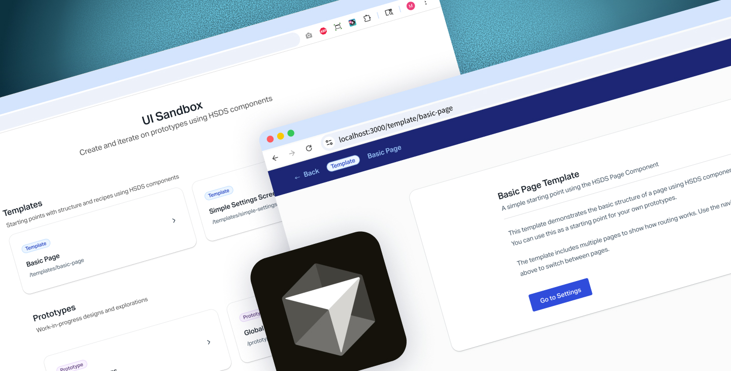 UI sandbox for quick branded prototypes using real design system components